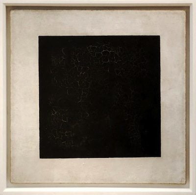 601px-SchwarzesQuadrat Malewitsch, Kasimir - Schwarzes Quadrat auf weißem Grund