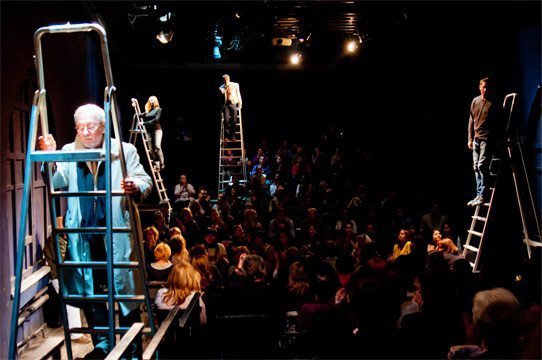 Die Tücken der Technik 1 © Moscow School of Modern Drama / Kolganow, Gnilizkij, Raichelgaus, Katschan, Volchkova