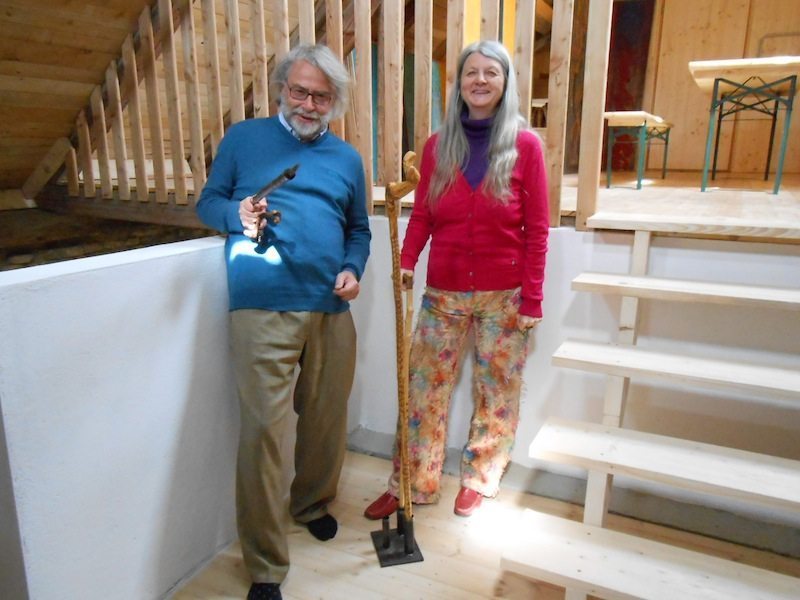 Der Dreigreizl-Macher 1 Franz und Eva Mrkvicka der SommergalerieZöbing