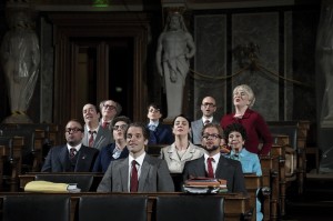 Die bedrohlichen Schatten der Zukunft 1 Christoph Marthalers „Letzte Tage. Ein Vorabend“ im Parlament