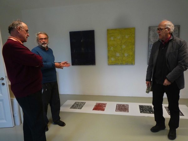 Farbe als Meditationskatalysator und Form als Inspirationsquelle 1 Ber Loerakker und Markus Baldegger bestritten das Finale der sommerGalerieZöbing (Foto: sommerGalerieZöging)